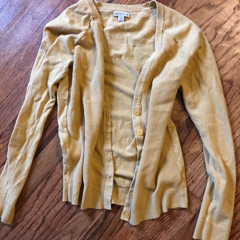 Yellow Cardigan